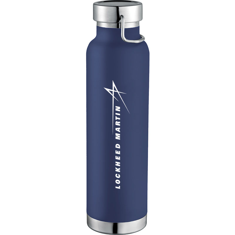 Copper Vacuum Insulated Bottle, 20 oz - Navy