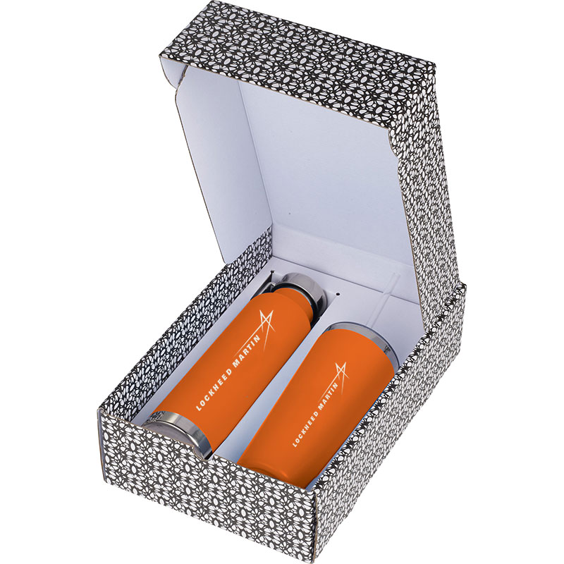 Copper Vacuum Insulated Gift Set - Orange