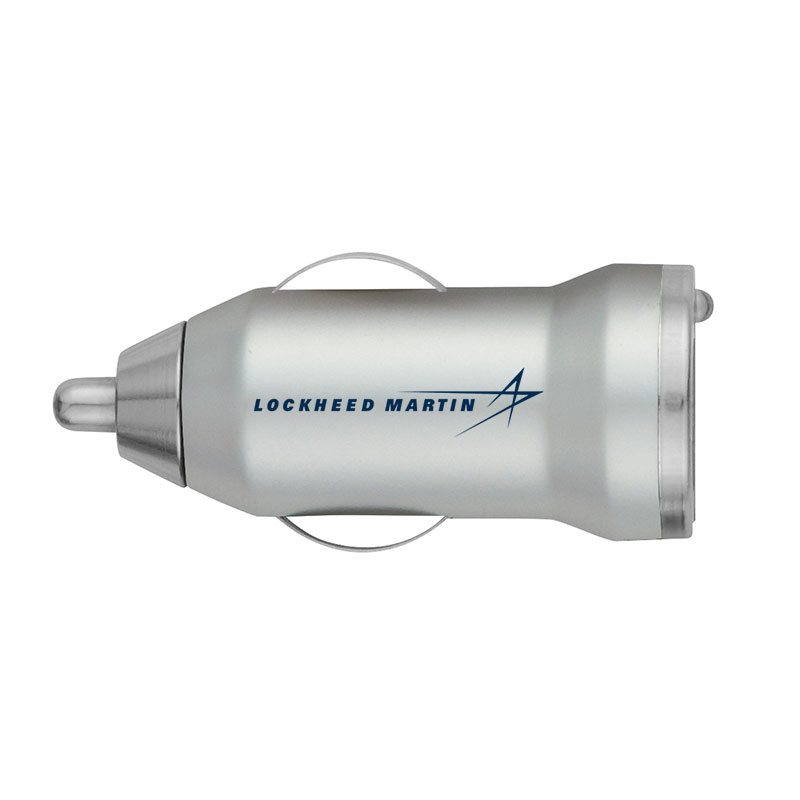 USB Car Charger - Silver