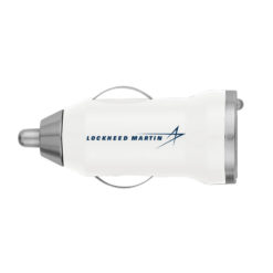 USB Car Charger - White