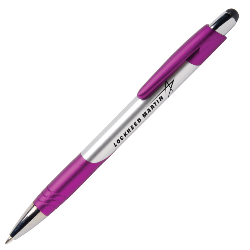Fiji Chrome Stylus Pen - Purple