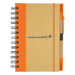 Eco Friendly Notebook - Orange