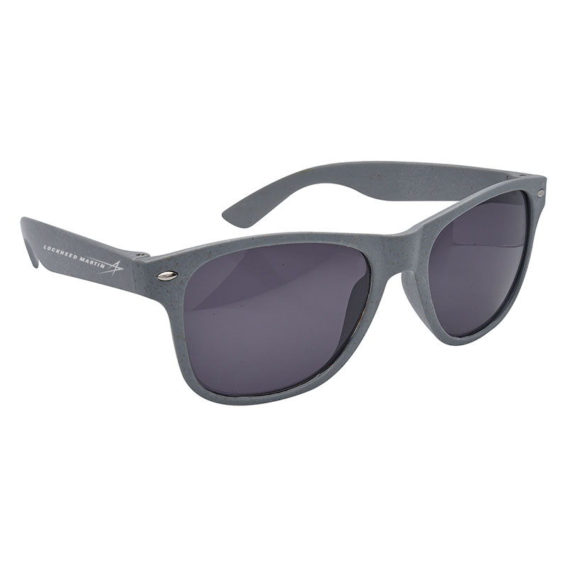 Malibu Wheat Straw Sunglasses - Gray
