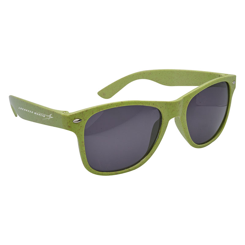 Malibu Wheat Straw Sunglasses - Green