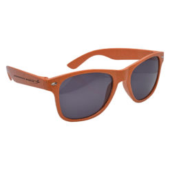 Malibu Wheat Straw Sunglasses - Orange