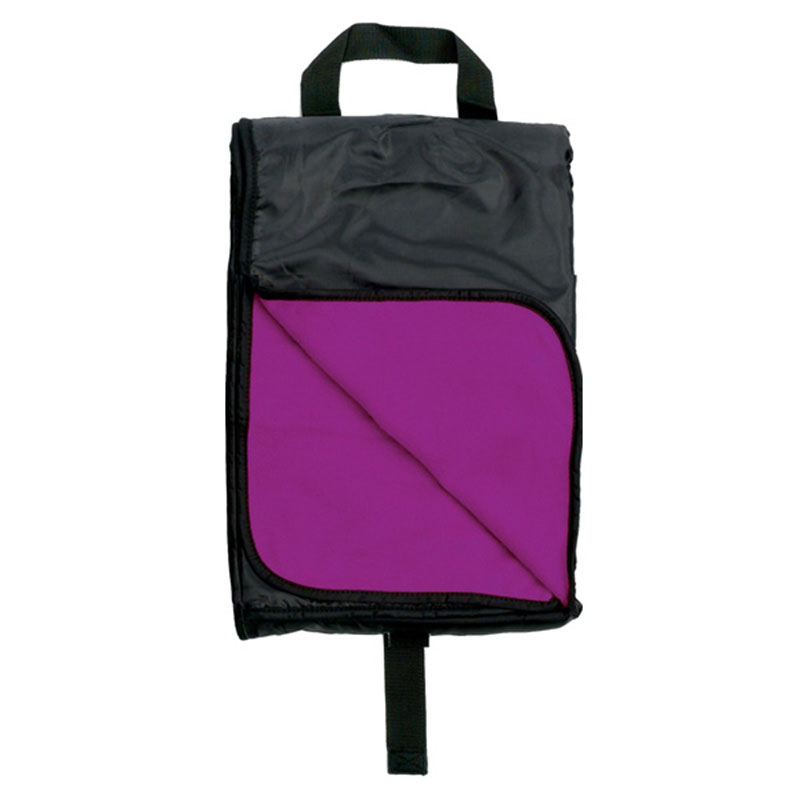 Fleece Blanket w/ Nylon Backing - Purple