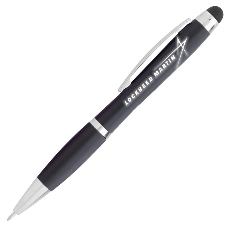 Belmar Light Up Stylus Pen - Black