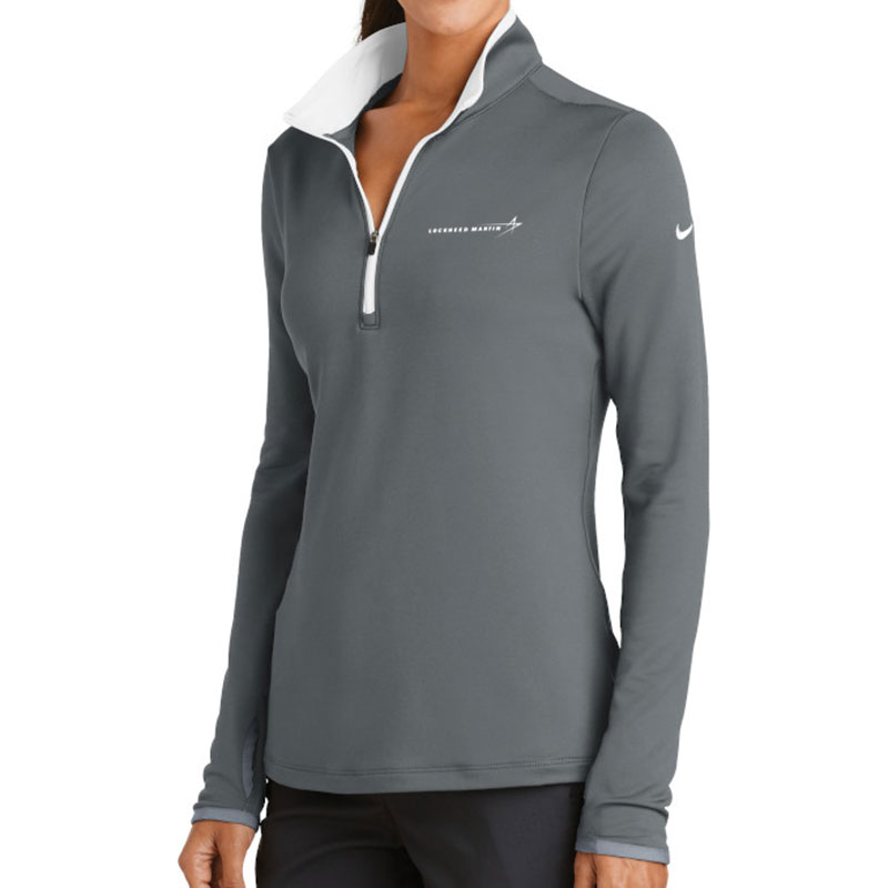 Ladies' Nike Dri-Fit Stretch Pullover - Gray 2