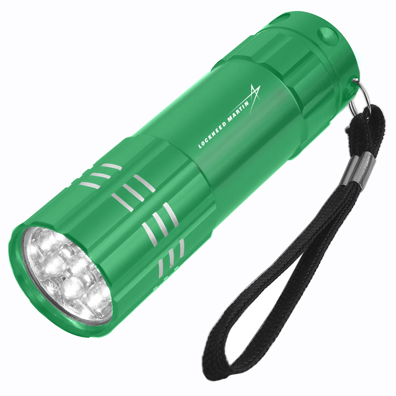 Aluminum LED Flashlight - Green