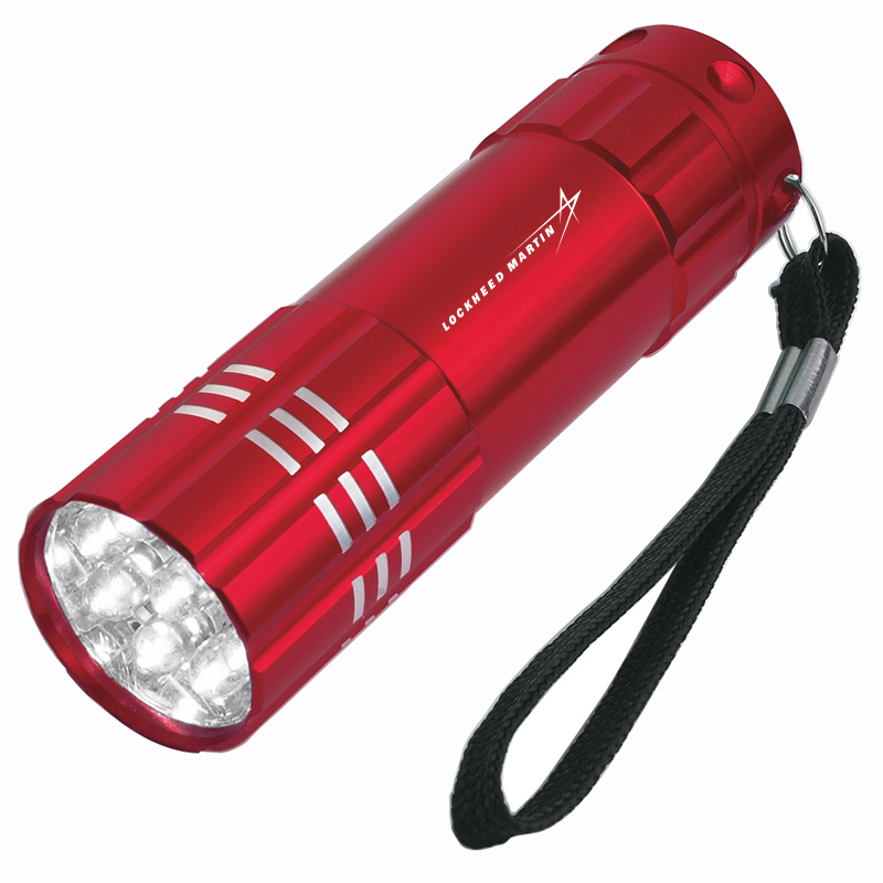 Aluminum LED Flashlight - Red