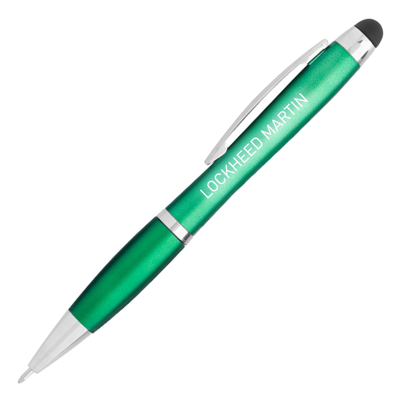 Belmar Light Up Stylus Pen - Green