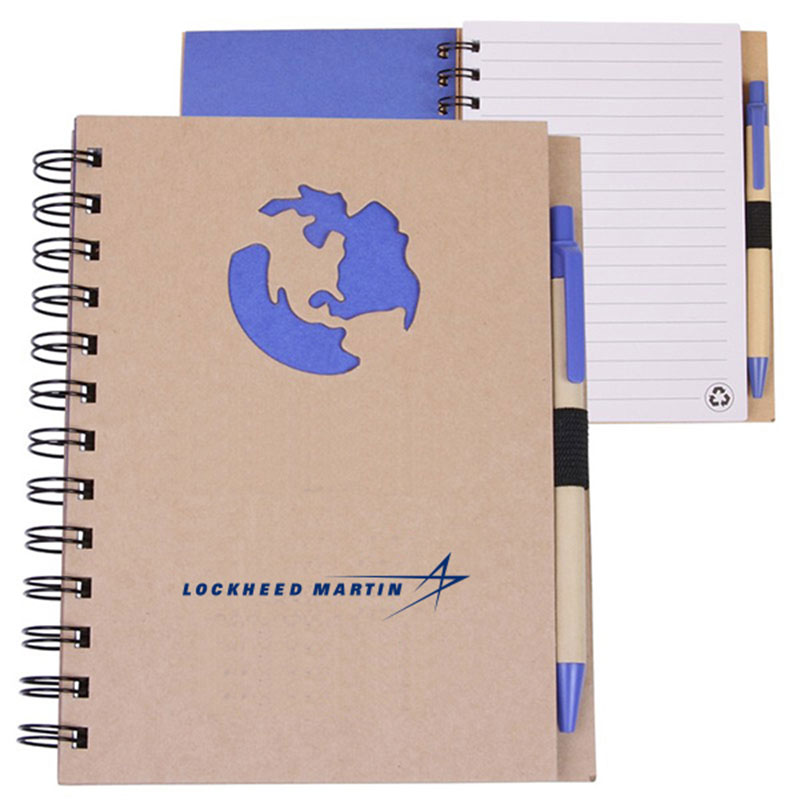 EcoShapes Globe Recycled Notebook