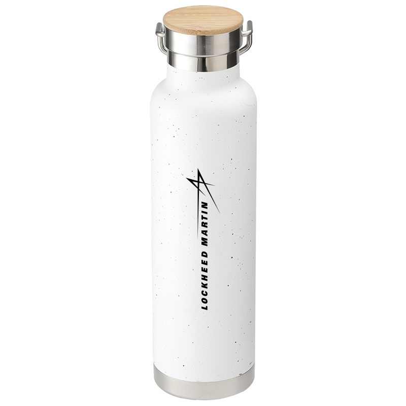 Galaxy Copper Vacuum Insulated Bottle - White