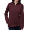 Maroon-Lockheed-Martin-Ladies-Dry-Mesh-Pullover