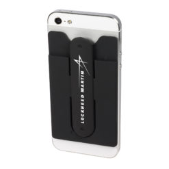 Quik-Snap Mobile Device Pocket / Stand - Black