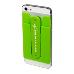 Quik-Snap Mobile Device Pocket / Stand - Lime Green