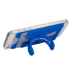 Quik-Snap Mobile Device Pocket / Stand - Blue 2