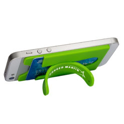 Quik-Snap Mobile Device Pocket / Stand - Lime Green 2