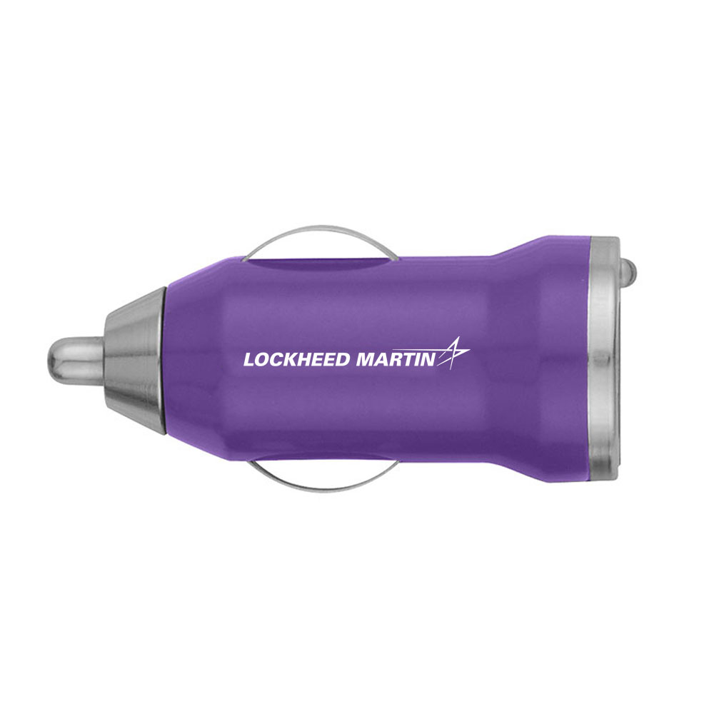 Purple-Lockheed-Martin-USB-Car-Charger