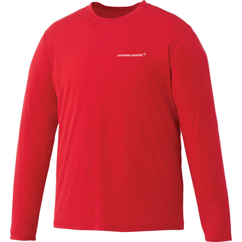 Red-Lockheed-Martin-Mens-Parima-LS-Shirt