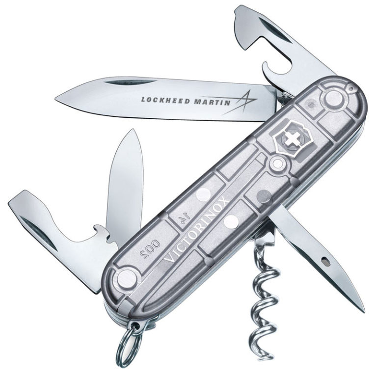 Swiss Army Spartan Silver Tech Knife - Lockheed Martin Company Store