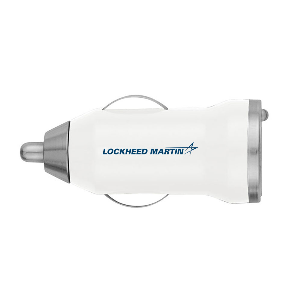 White-Lockheed-Martin-USB-Car-Charger