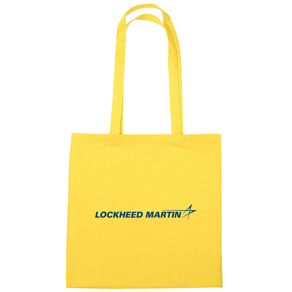 Yellow-Lockheed-Martin-Cotton-Tote-Bag
