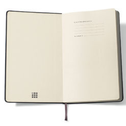 Moleskin Large Hard Cover Notebook - Name Page