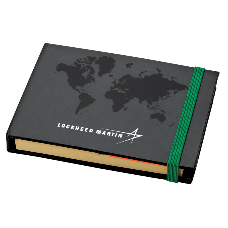 World Sticky Notebook - Green