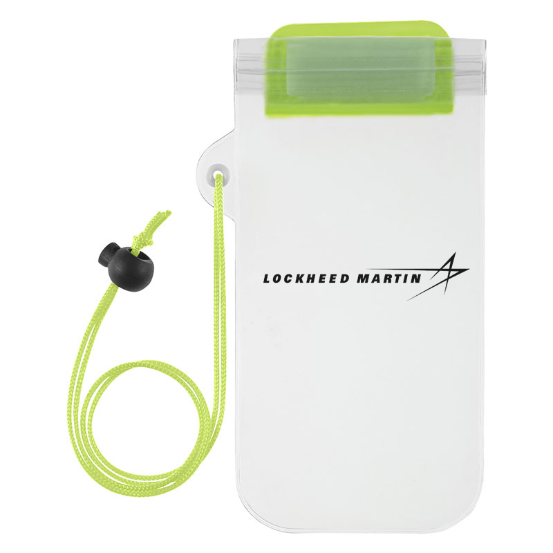 Waterproof Phone Pouch - Lime