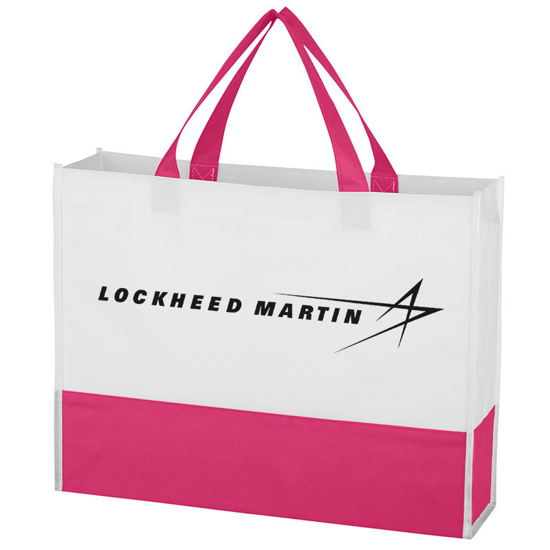 Non-Woven Prism Tote - Pink
