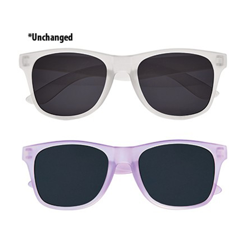 Heat Reactive Sunglasses - Purple / Clear