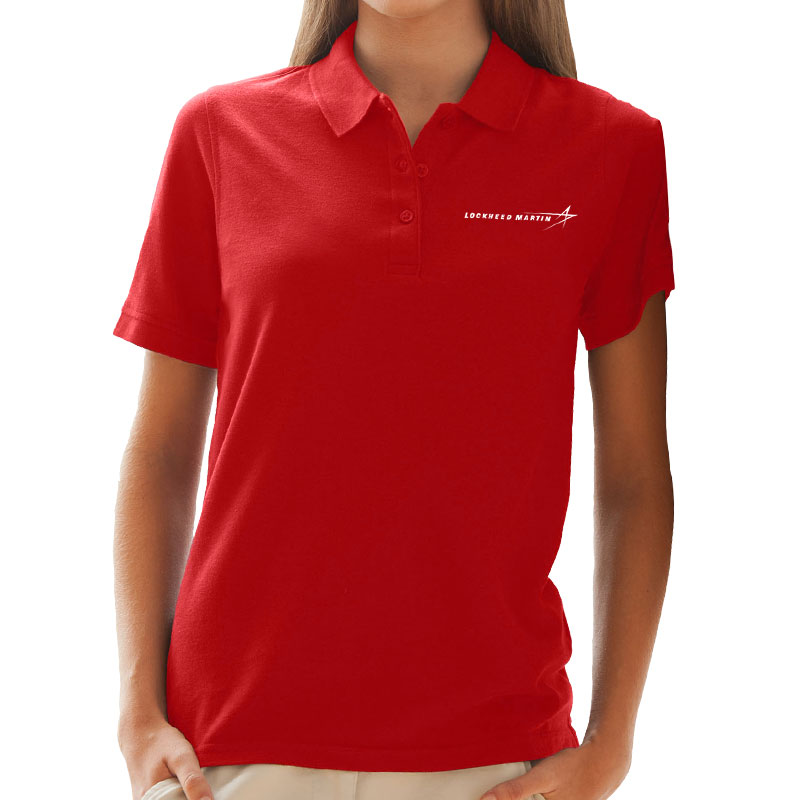 Ladies' Soft-Blend Pique Polo - Red