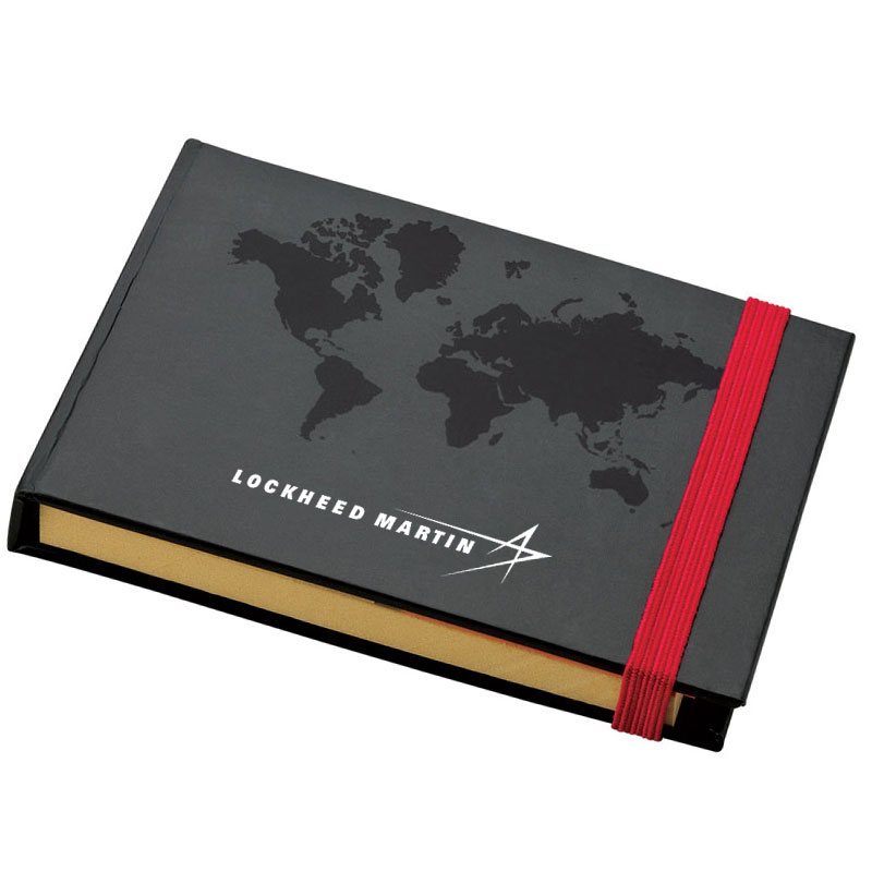 World Sticky Notebook - Red