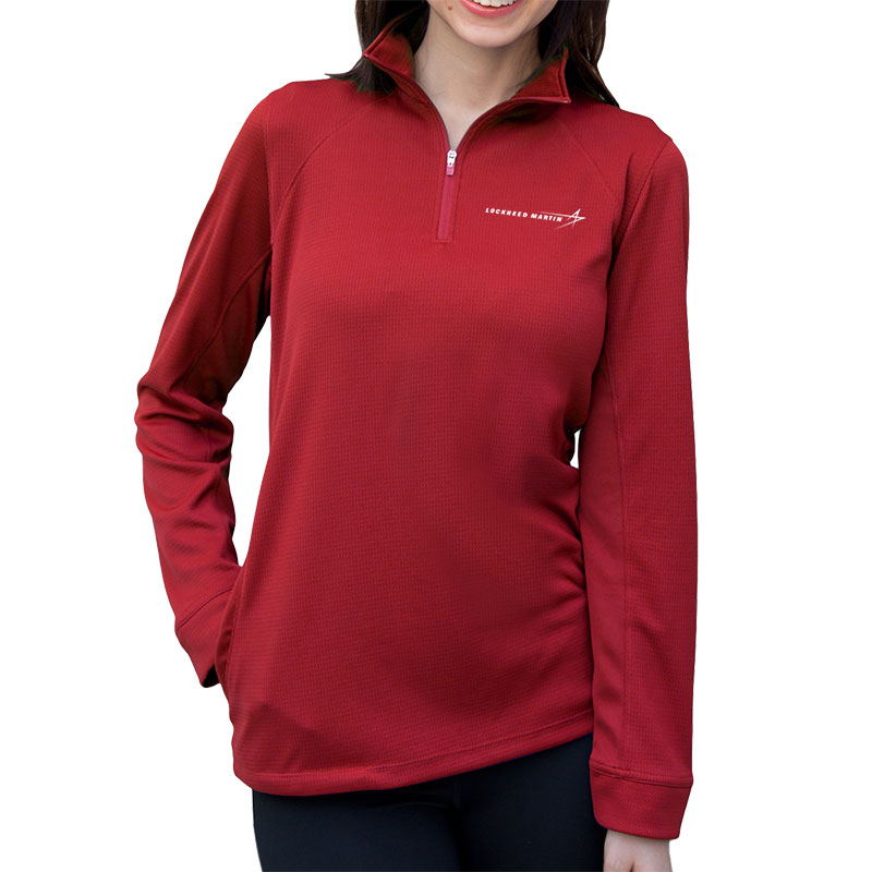 Ladies' Dry Mesh Pullover - Red