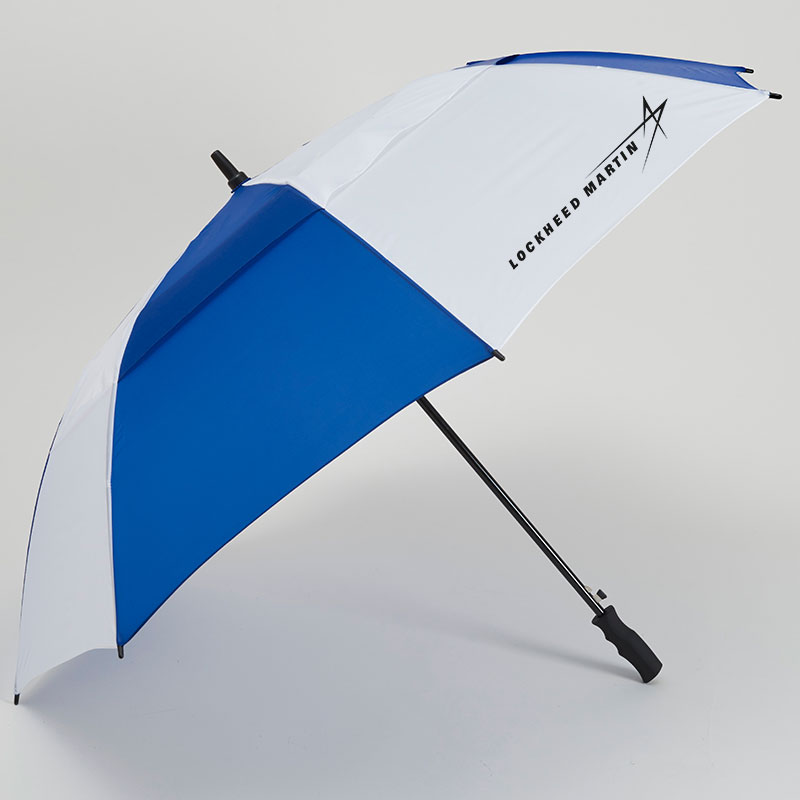 Hurricane Golf Umbrella - White / Royal