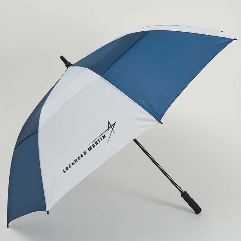 Hurricane Golf Umbrella - White / Navy