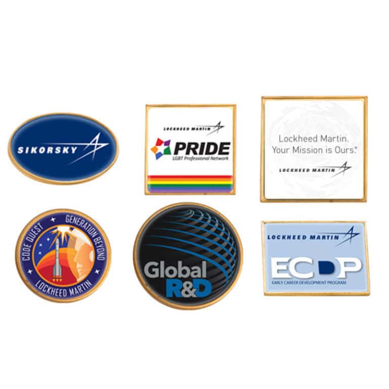 FullColor Lapel Pin Lockheed Martin Company Store