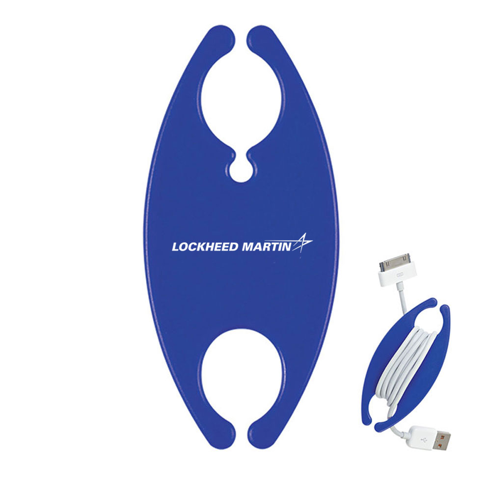 Blue-Lockheed-Martin-Cord-Wrap-Earbud-Organizer