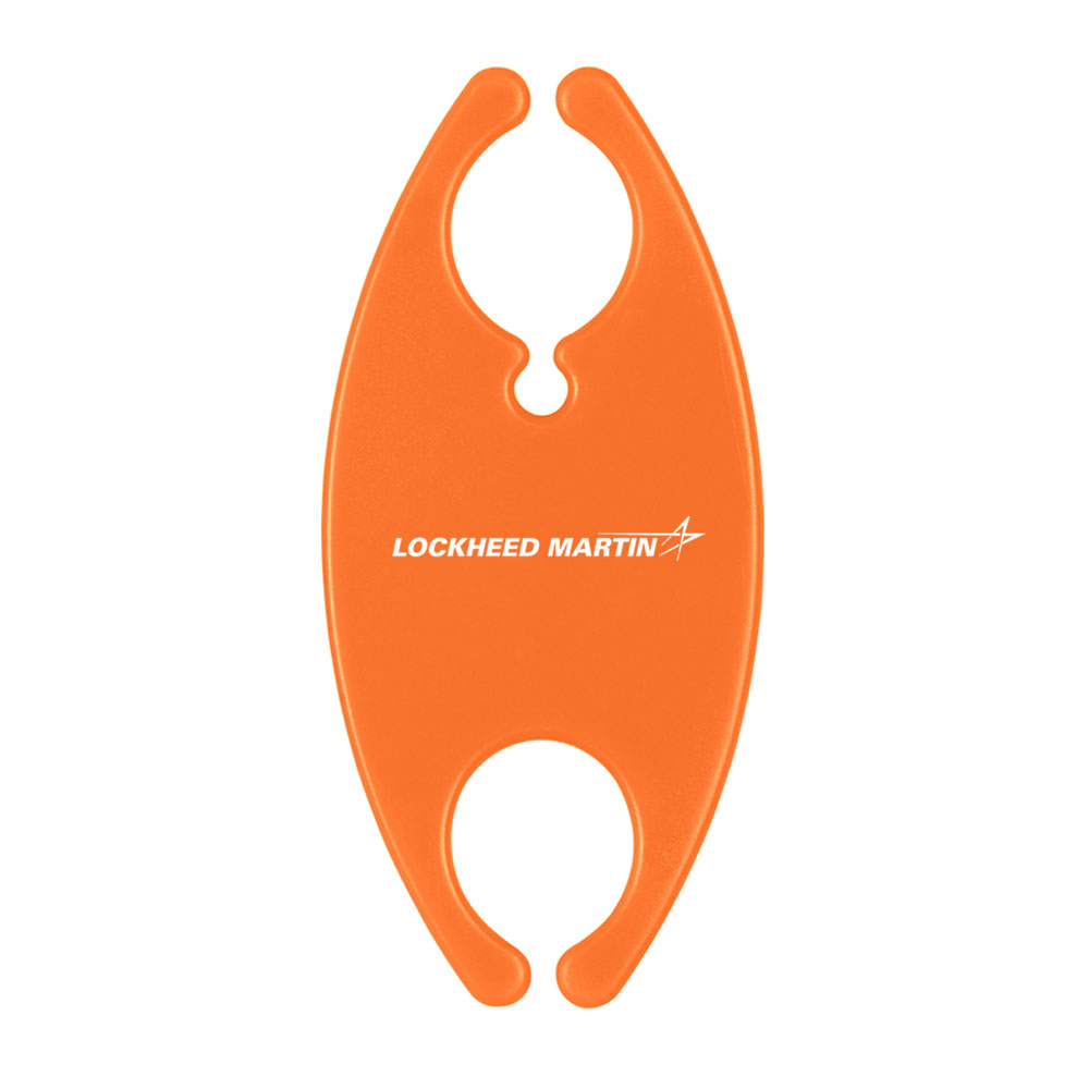 Orange-Lockheed-Martin-Cord-Wrap-Earbud-Organizer