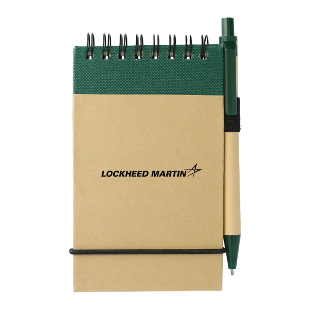 Recycled-Spiral-Jotter-Green