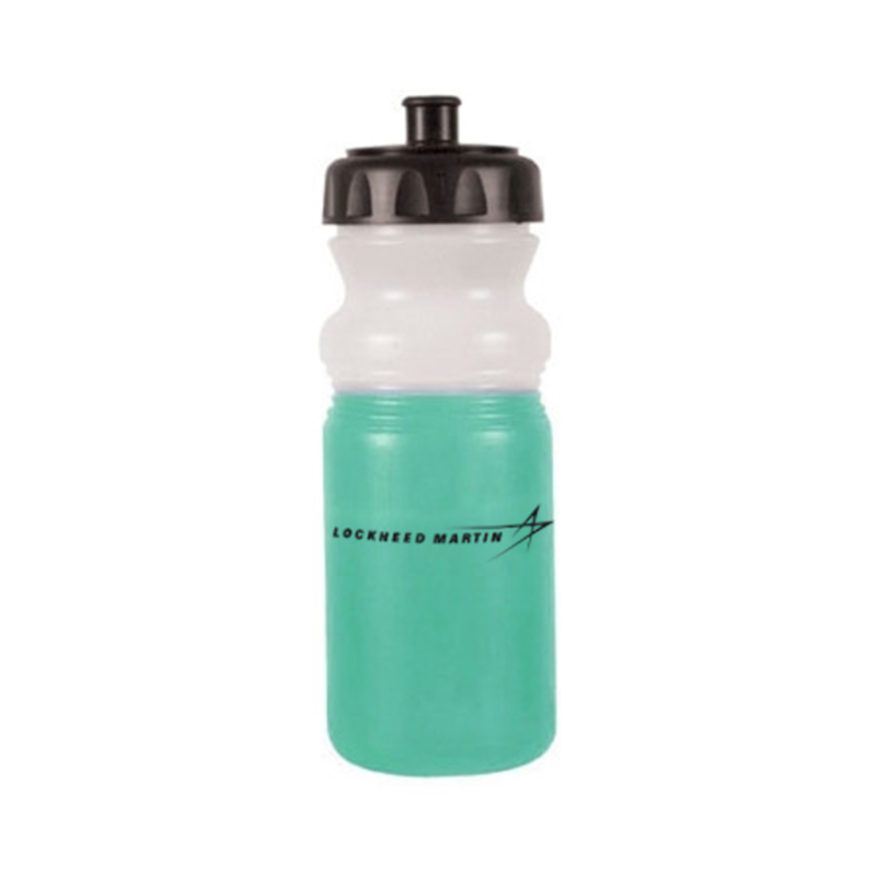 Color Changing Water Bottle, 20 oz - Frosted / Green
