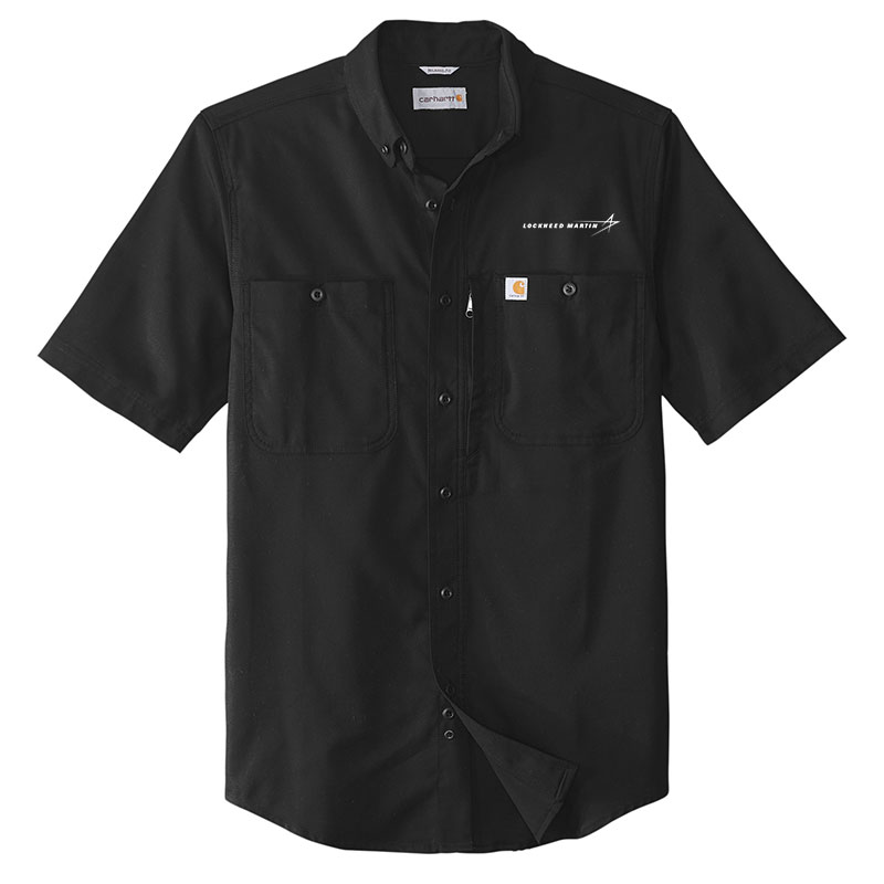 Carhartt Rugged Professional Series Short Sleeve Shirt - Black Front