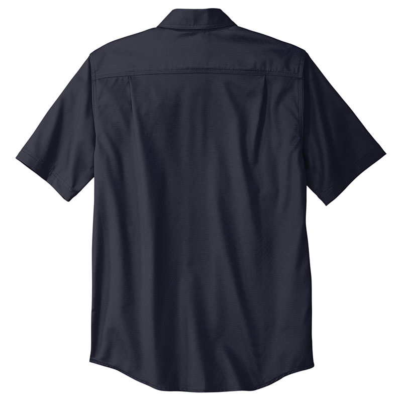 Carhartt Rugged Professional Series Short Sleeve Shirt - Navy Back