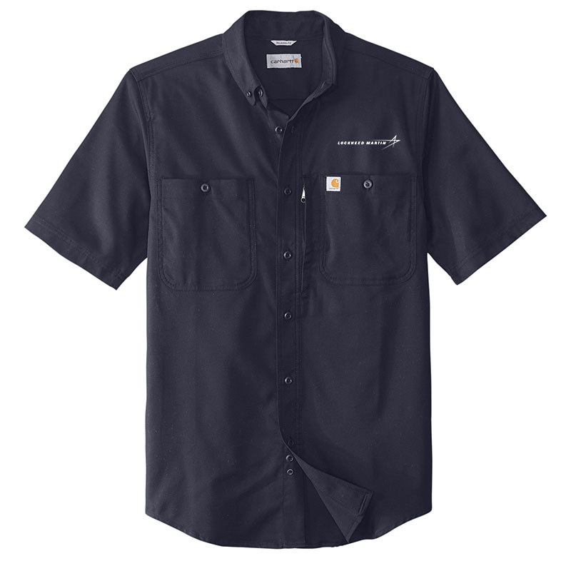 Carhartt Rugged Professional Series Short Sleeve Shirt - Navy Front