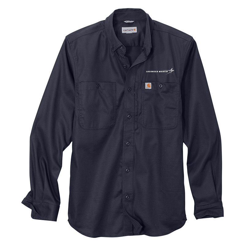 Carhartt Rugged Professional Series Long Sleeve Shirt - Navy Front