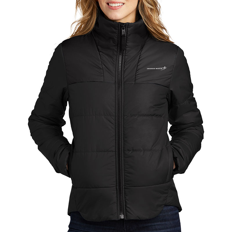 North-Face-Ladies'-Everyday-Insulated-Jacket-Black-Front-Model