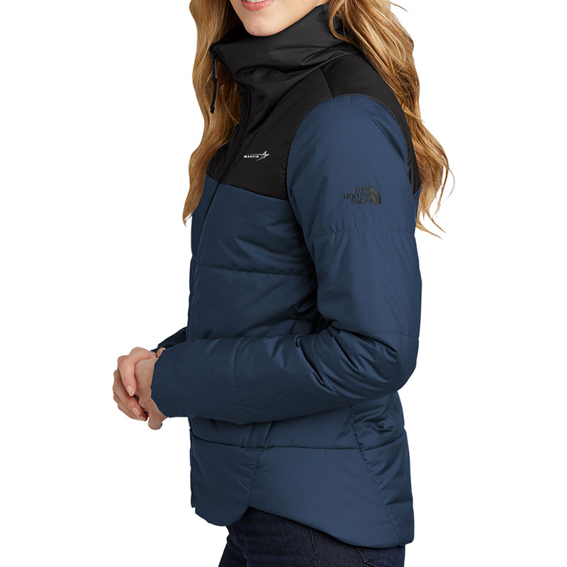 North-Face-Ladies'-Everyday-Insulated-Jacket-Blue-Side-Model