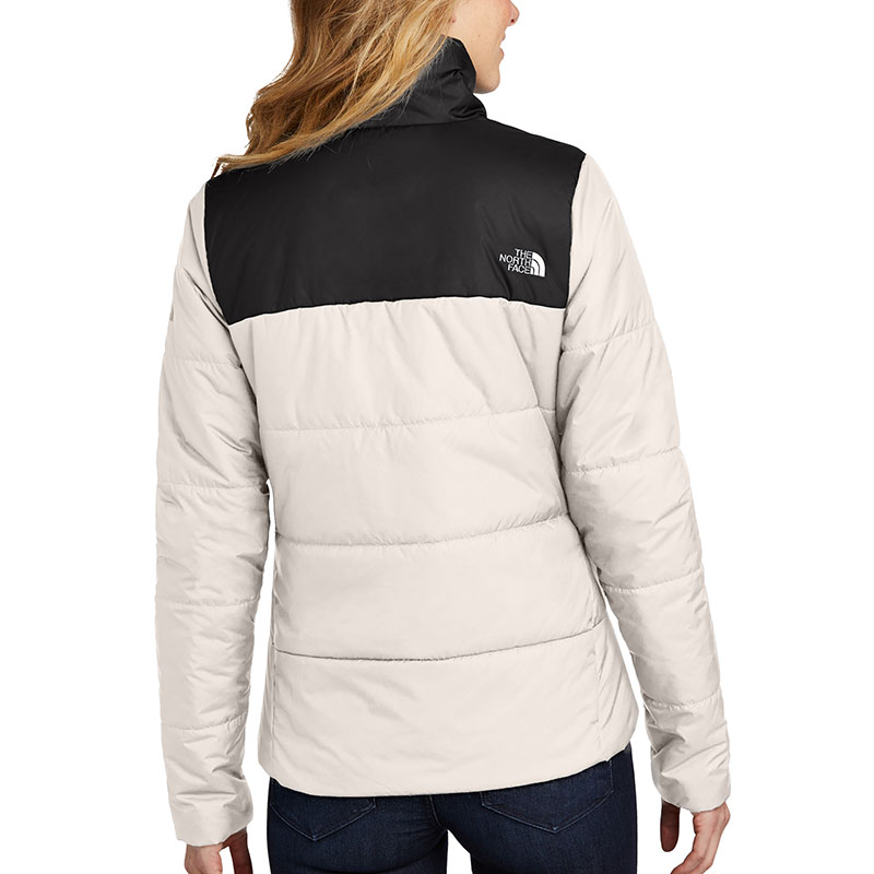 North-Face-Ladies'-Everyday-Insulated-Jacket-White-Back-Model