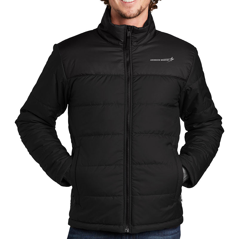 North-Face-Men's-Everyday-Insulated-Jacket-Black-Front-Model